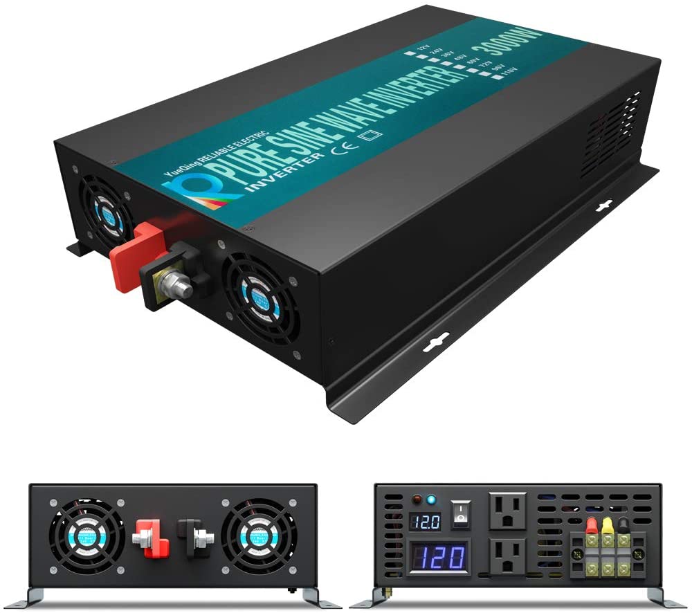 Inverter Pure Sine Wave 60Hz 120V 3000W - 순수 사인파 인버터 3000W 태양광 패널