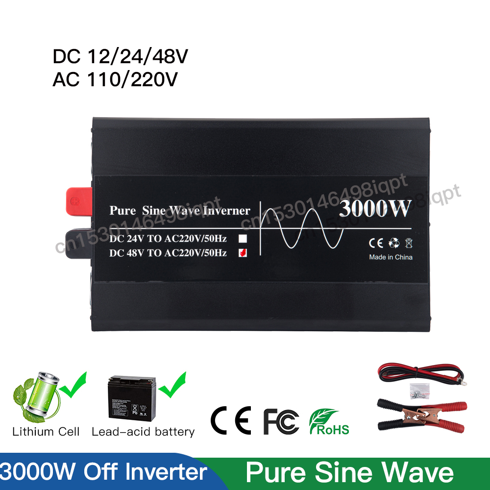 Lifepo4 Solar Inverter 24V 3000W - 3000W 12V 24V 48V 그리드 넥타이