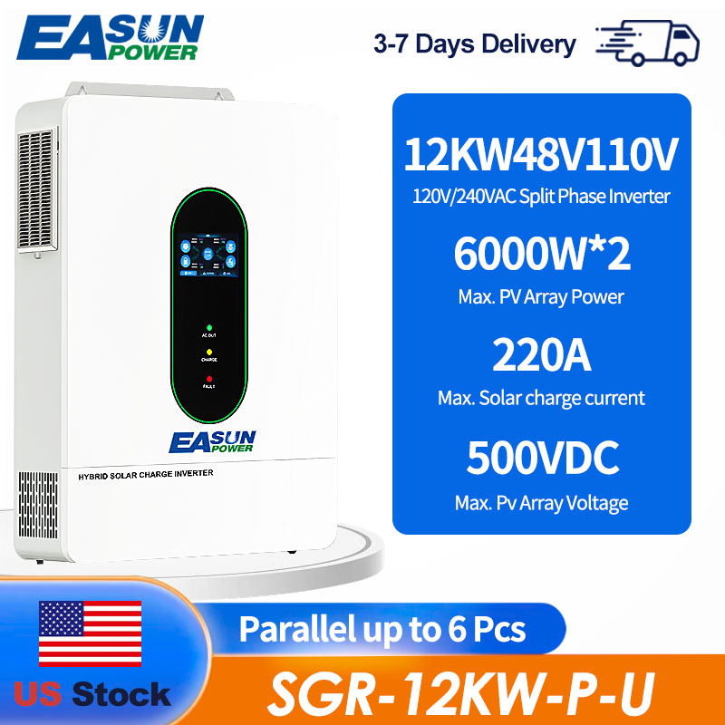 Grid Tie Inverter Limiter 2000W - EASUN US 12KW 12000W 분리형 태양광