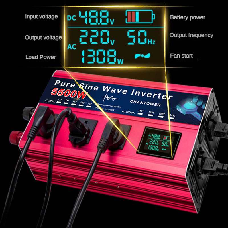 4000W/5000W/5500W 순수 사인파 인버터 D - Pure Sine Wave Inverter 5000W 48V 220V 리뷰 및 가격