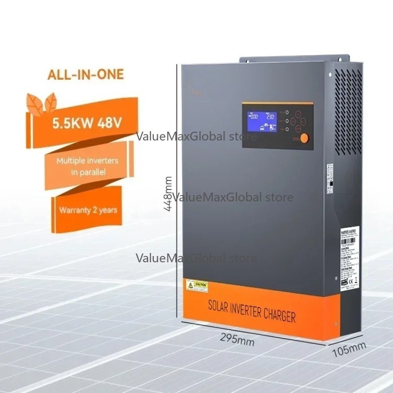 공장용 5.5KW 5.5KVA MPPT 80A 500V - Hybrid Solar Inverter 5.5Kw Mppt 48V 리뷰 및 가격