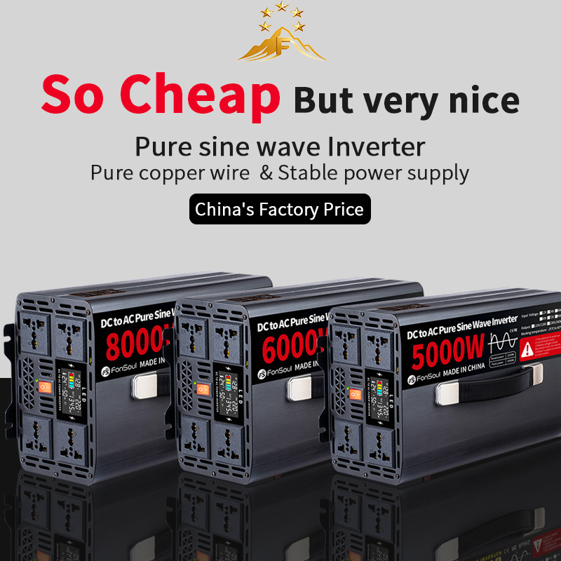 5KW 6KW 8KW 순수 사인파 오프 그리드 인버터  - Pure Sine Wave Inverter 5000W 48V 220V 리뷰 및 가격